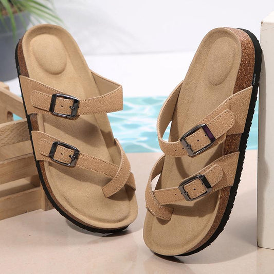 Sandalias de verano para mujer, ideales para exteriores.