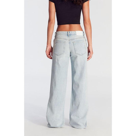 Jeans Baggy de Tiro Bajo para Mujer