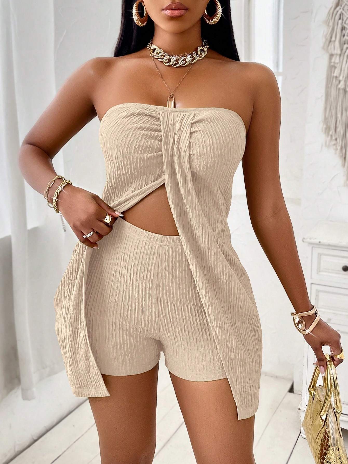Conjunto de Dos Piezas Cómodo y con Estilo