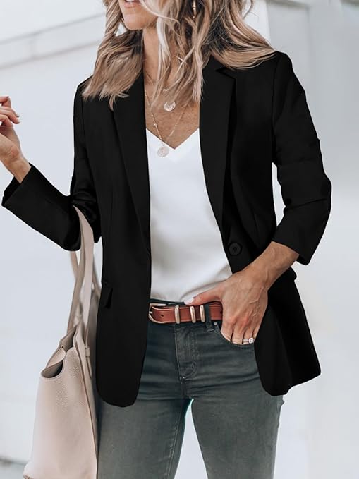 Blazer de Mujer con Cuello Clásico