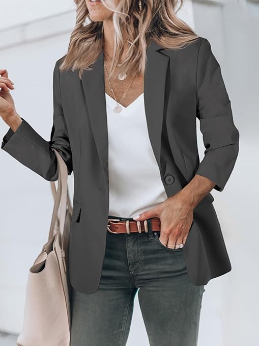 Blazer de Mujer con Cuello Clásico